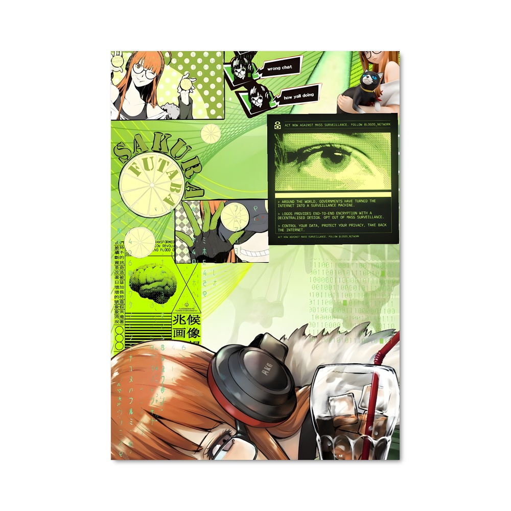 Poster Papeterie Arc-en-Ciel